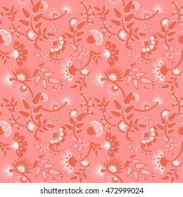 pink floral pattern   seamless