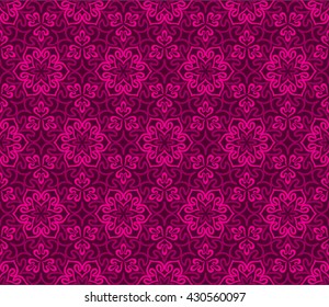 pink floral seamless pattern