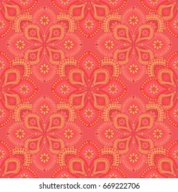 pink floral  seamless pattern