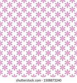 Pink floral seamless pattern background.
Vector print