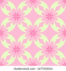 Modalidades geométricas simples y florales rosadas para la invitación, diseño de la cubierta de la tarjeta