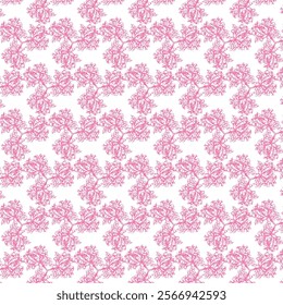 pink flower artwork pattern background