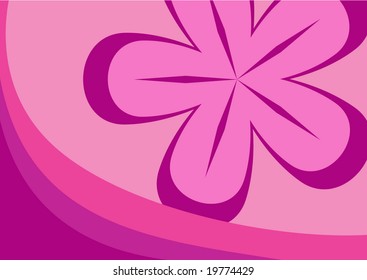 pink flower backdrop