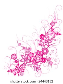 pink flower background
