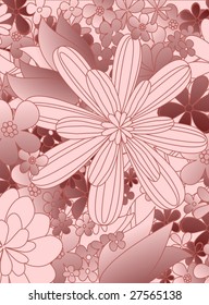 pink flower background