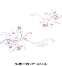 Pink flower, background