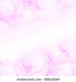 Pink flower background