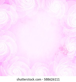 Pink flower background