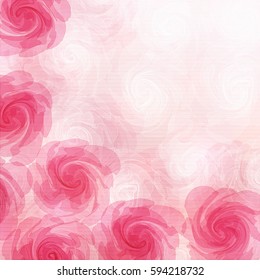 Pink flower background