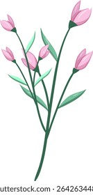 Pink Flower Bush, Fresh and beautiful