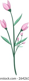 Pink Flower Bush, Fresh and beautiful
