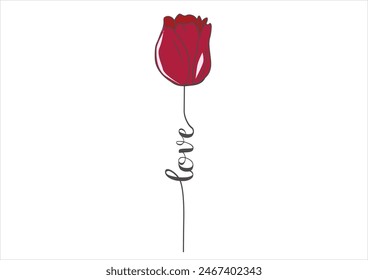 pink flower butterfly hand drawn  vector art