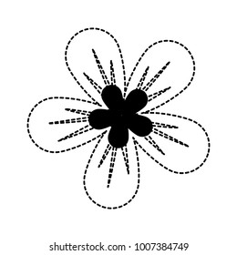 pink flower design vector illustration
