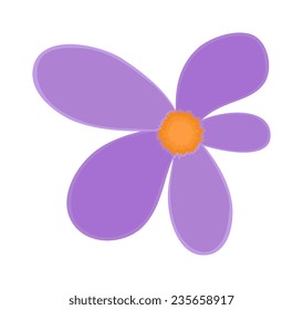 Pink Flower Drawing Art