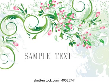Pink flower. Floral background.