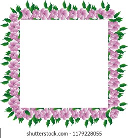 Pink Flower Frame
You can use it in different ways – as a frame, border, banner & etc.