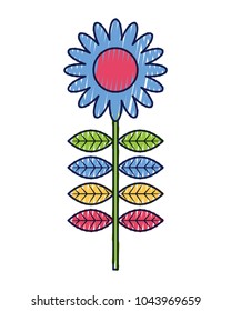 pink flower leave decoration natural icon