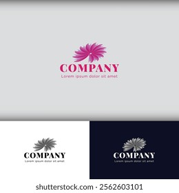 Pink Flower Logo Design: A Symbol of Beauty, Femininity, and Delicate Elegance