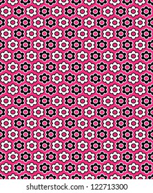 Pink flower pattern for girls.