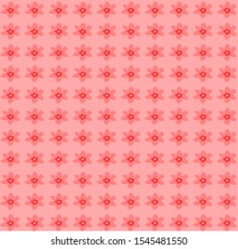 pink flower pattern vector illustration