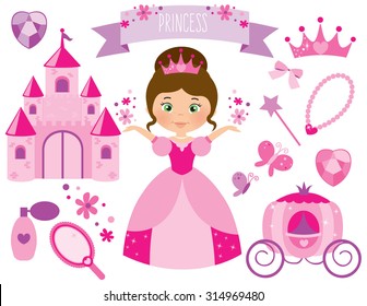 pink flower princess