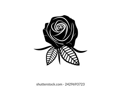Pink Flower Vector Clip Art White Background
