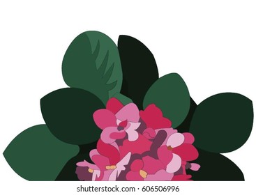 Pink flowerpot