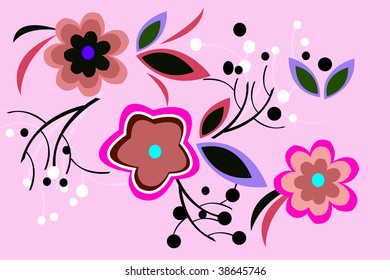 pink flowers