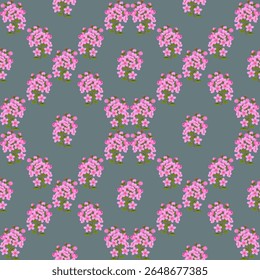Flores rosa FloralPattern
 Botânico
  Impressão de Malha
 Design perfeito