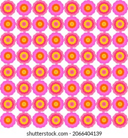pink  flowers seamless pattern design vector design for fashion, fabric, wallpaper, background 