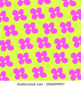 Pink flowers. Vector illustration.