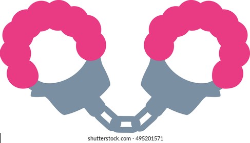 Pink Fluffy Handcuffs