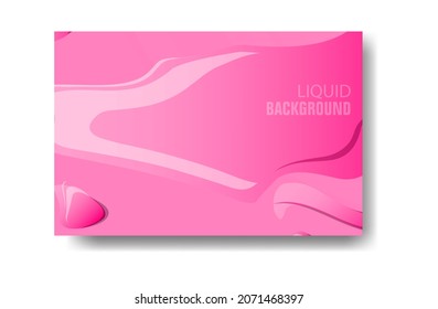 pink fluid background abstract flow vector illustration