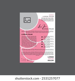 Diseño de volante rosa . Esto es un Vector.