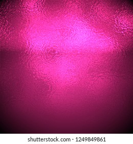 Pink foil freeze gradient texture background. Glossy ice smooth texture. Ready for your design, greeting card, design element, banner. Vector illustration.