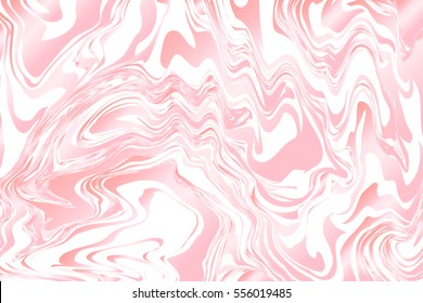Pink foil liquid marble design background.