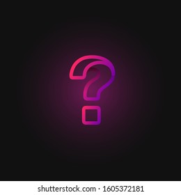 Pink folded line character from a fontset, vector illustration
