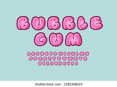 286 Balloon Pink Bubble Gum Font Images, Stock Photos & Vectors ...