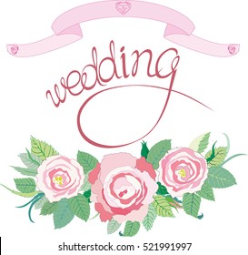 pink font "wedding"