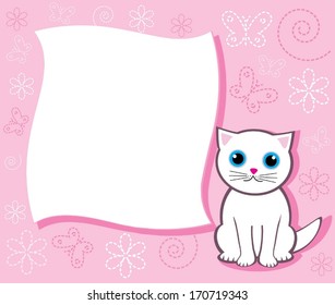 pink frame background