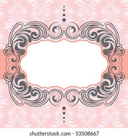 Pink frame design