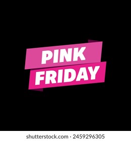 pink friday banner shop now