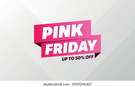 pink friday banner shop now