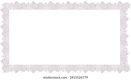 Pink Fuchsia Square rectangle Frame with stars Glitter 9