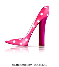 pink funny shoe