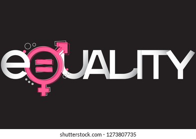 pink gender sign. gender equality between men and women vector illustration design