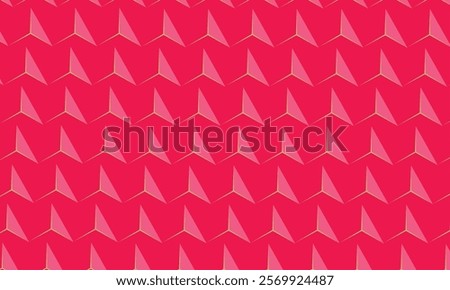 Pink geometric 3D seamless pattern boxes suitable for wall decoration interior design floor orn