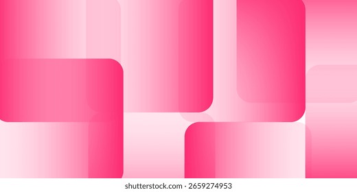 Capa de superposición de fondo abstracto geométrico rosa en espacio brillante con decoración de efecto de forma recortada. Concepto de estilo redondeado de elemento de Diseño gráfico moderno para Anuncio de Web, volante, tarjeta o cubierta de folleto