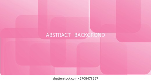 Pink geometric abstract background overlap layer on bright space with cutout shape effect decoration. Modern graphic design element  Vector illustration.
