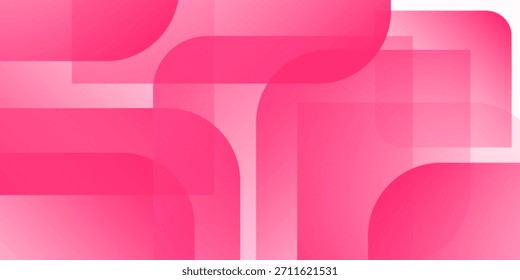 Rosa geometrische abstrakte Hintergrund Überlappungsschicht auf hellen Raum mit ausgeschnittenen Form Effekt Dekoration. Modernes Grafikdesign-Element abgerundetes Stilkonzept für Web-Banner, Flyer, Karte oder Broschüre Abdeckung